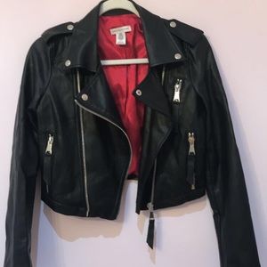 Faux Leather Jacket